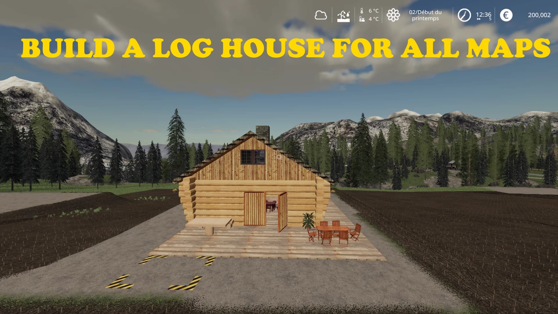 BUILDING LOG HOUSE ALL MAPS 2
