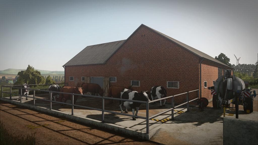 BUILDINGS WITH COWS 3