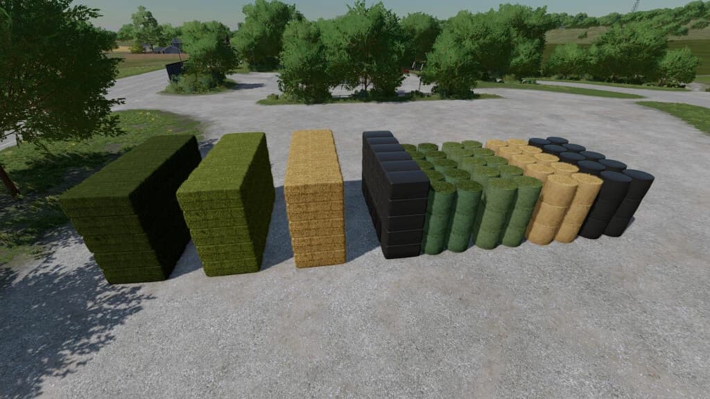 BUYABLE LARGE STACK OF BALES 4