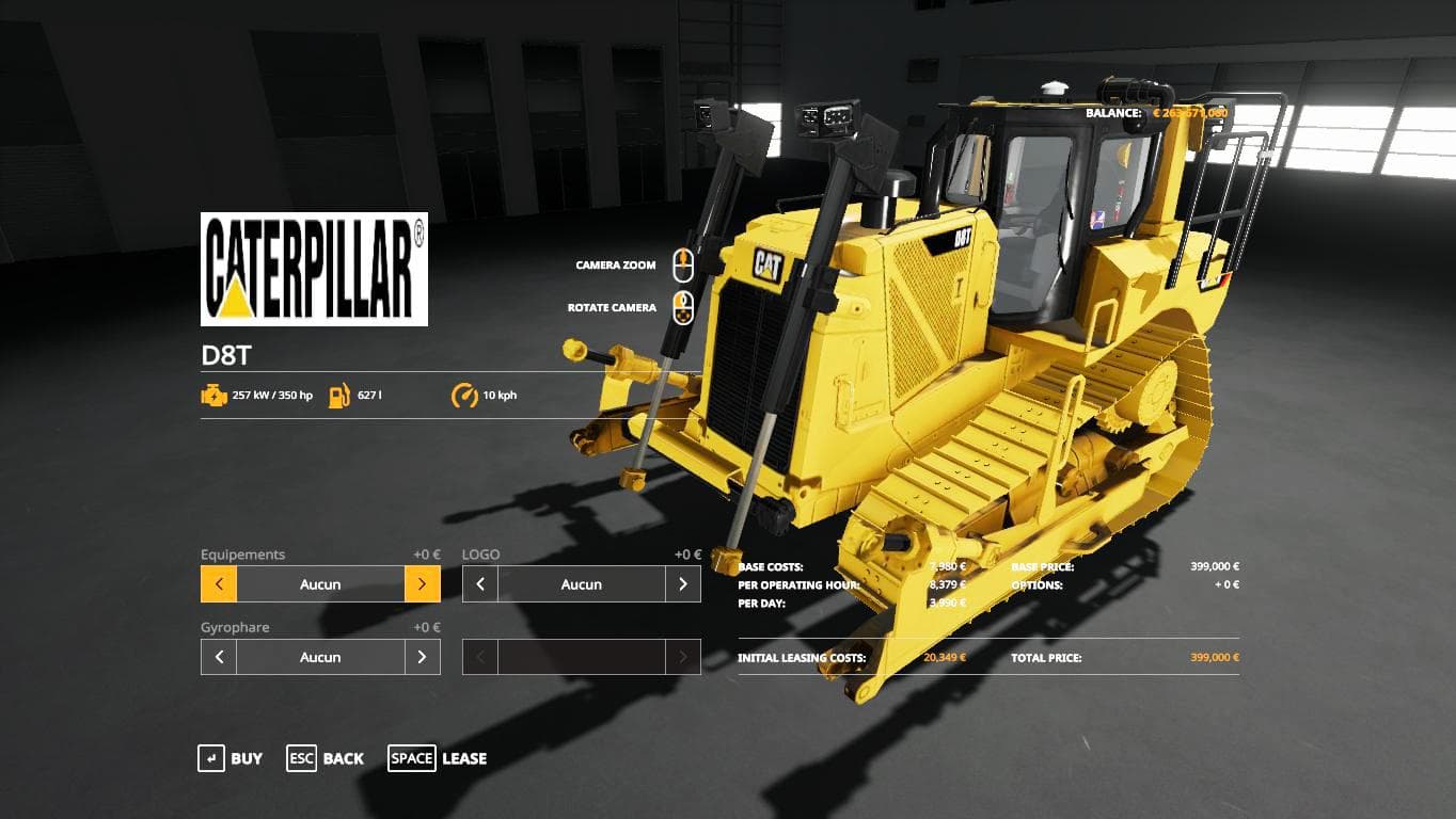 BullDozer CATERPILLAR D8T SDM 3