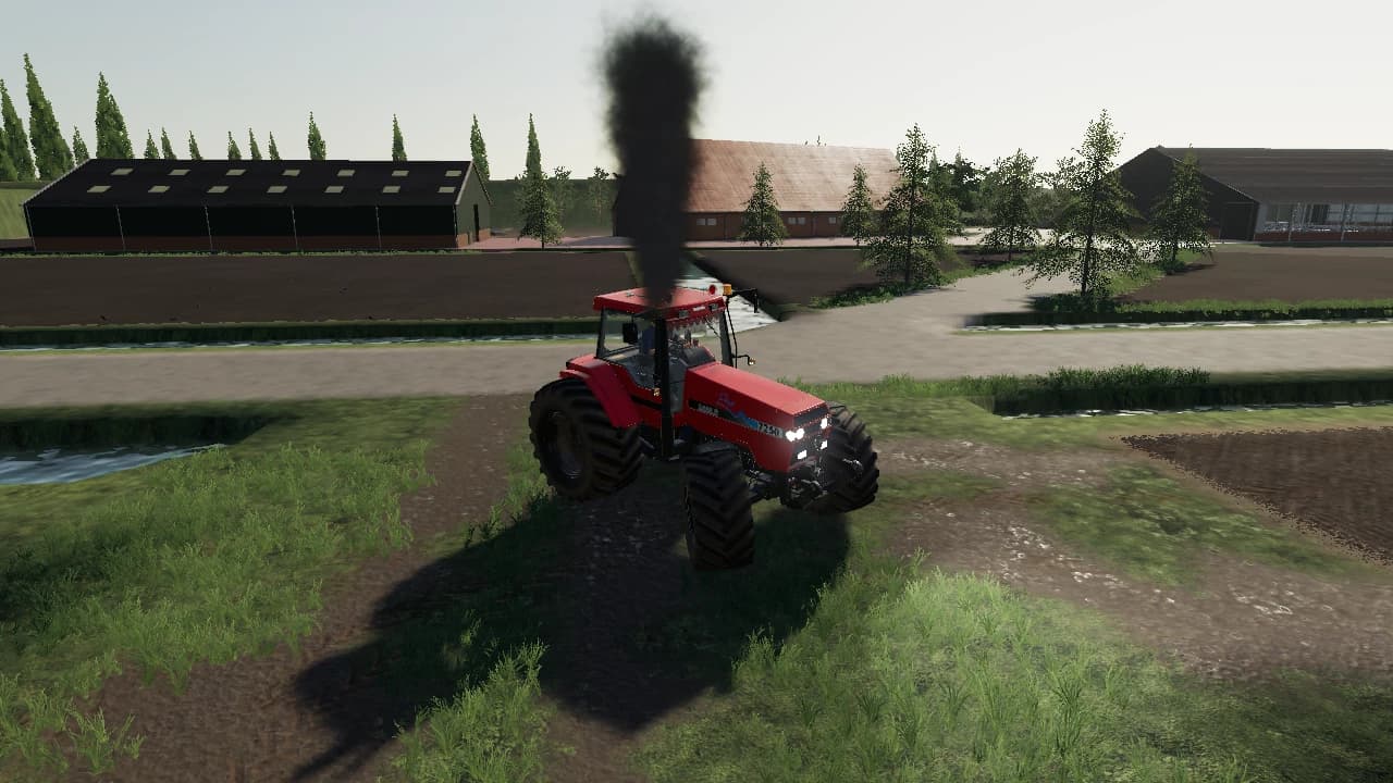 CASE 7250 WITH SMOKE 2