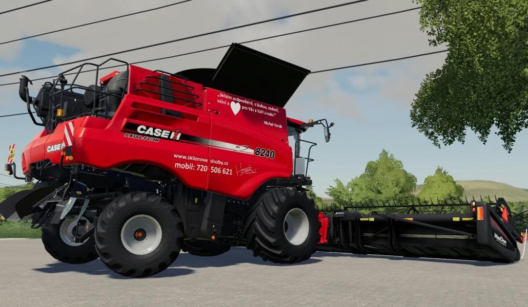 CASE IH AXIALFLOW - SKLIZNOVE SLUZBY MICHAL HORAK