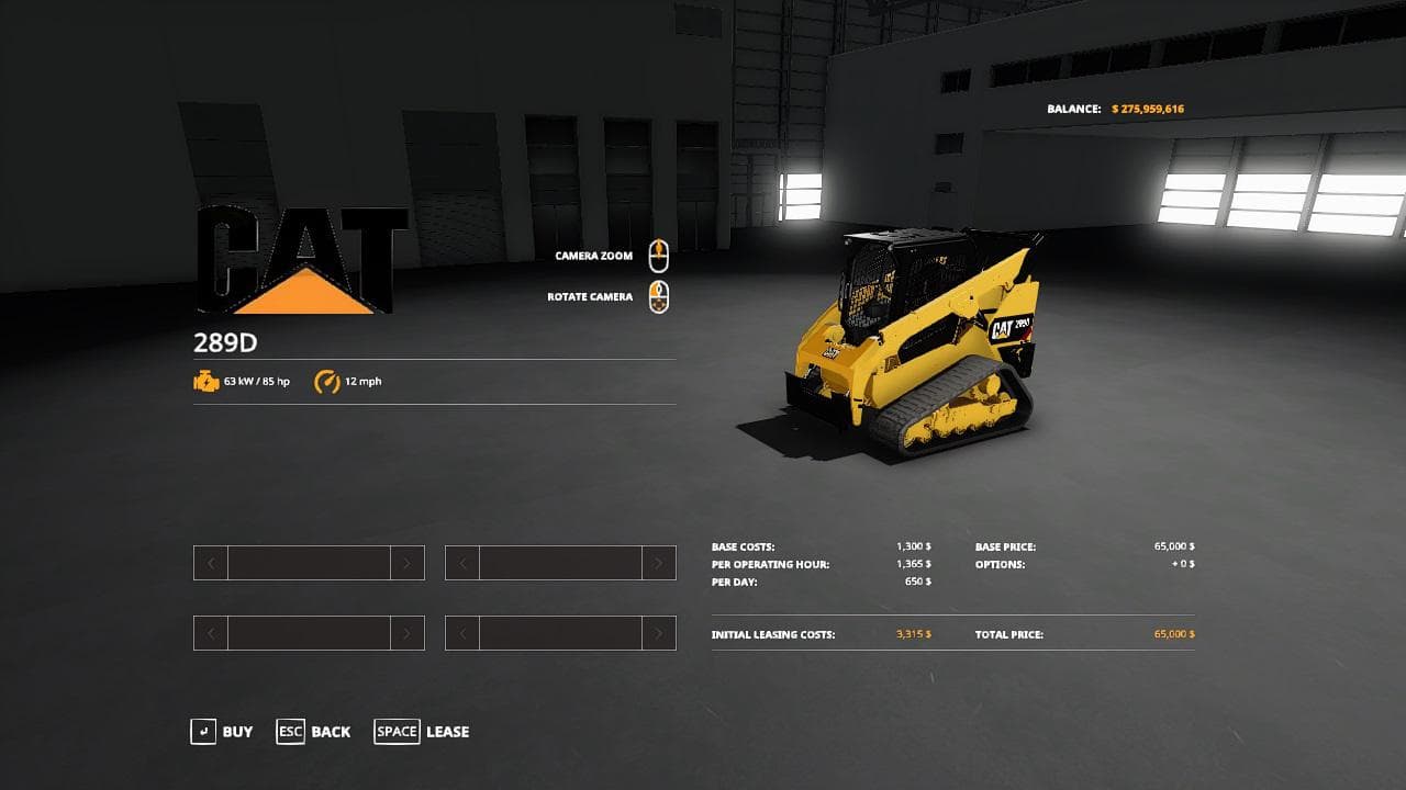 CAT 289D 5