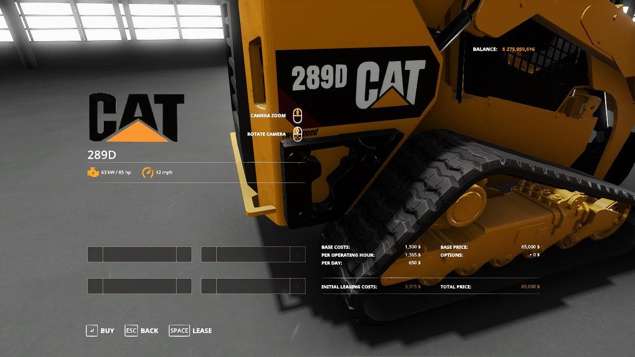 CAT 289D 4