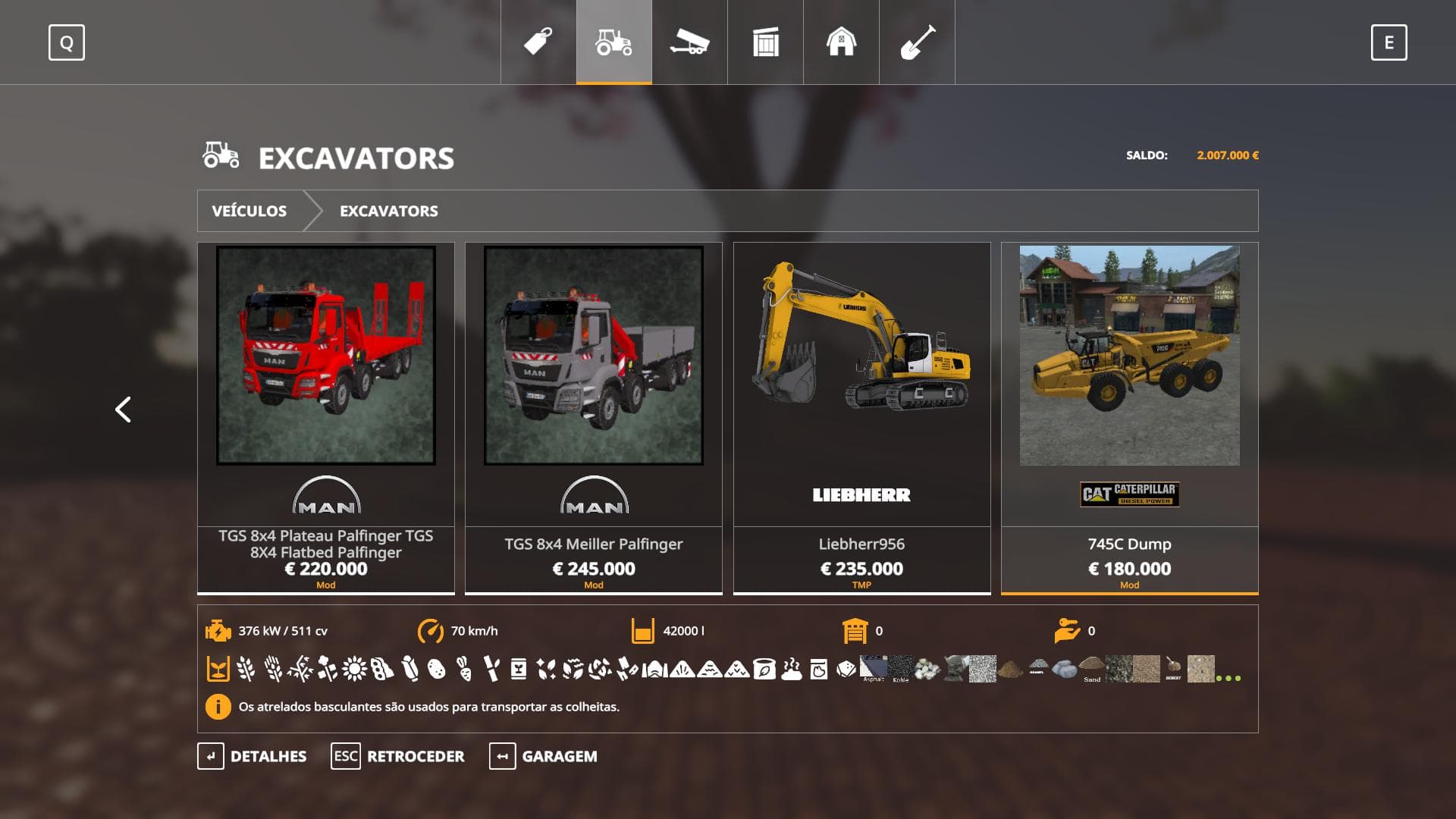 CAT 745C 3