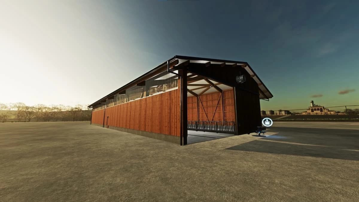 CATTLE BARN AND MANURE HEAP 5
