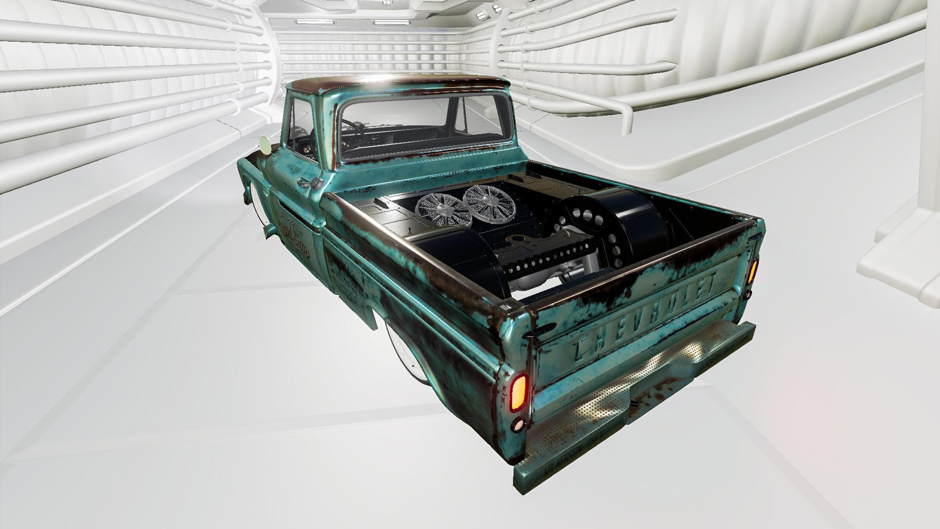 CHEVROLET C10 1966 TWIN TURBO 3