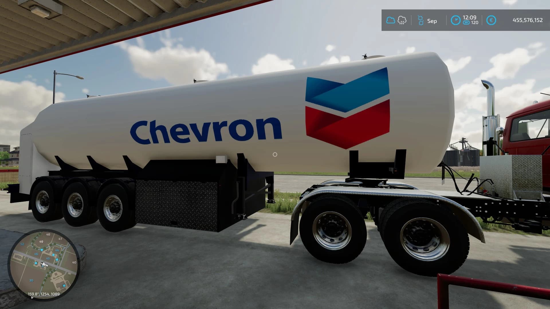 CHEVRON GAZOLINE TRAILER