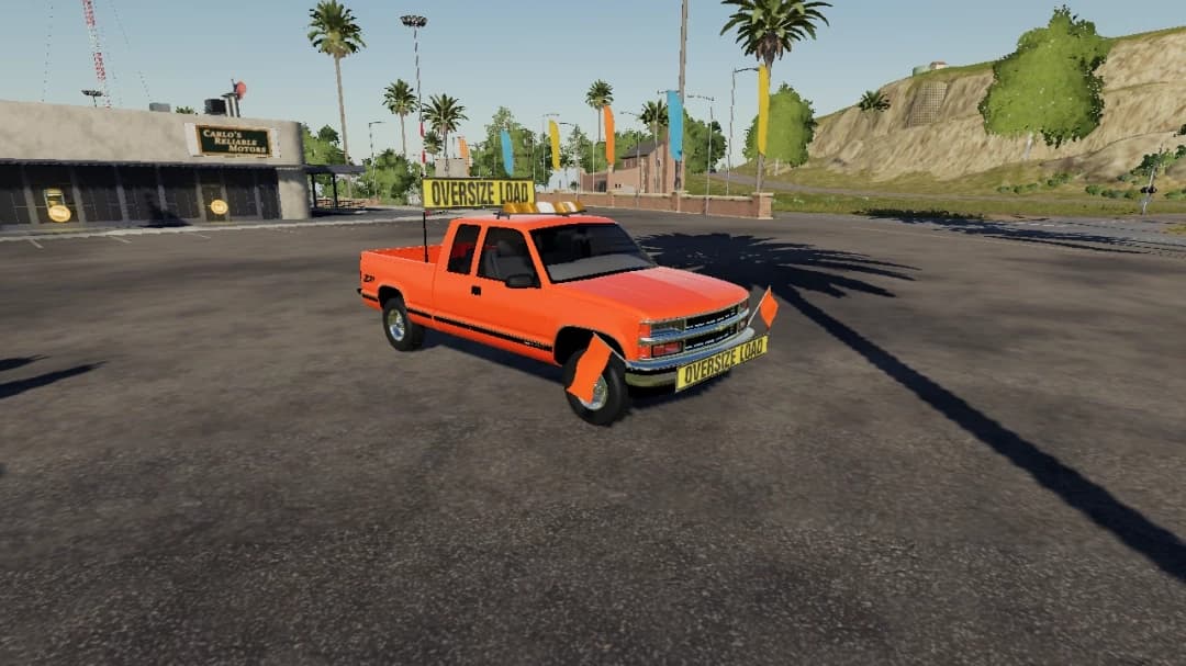CHEVY 1500 OVERSIZE LOAD/PILOT CAR (VECTOR EDITION)