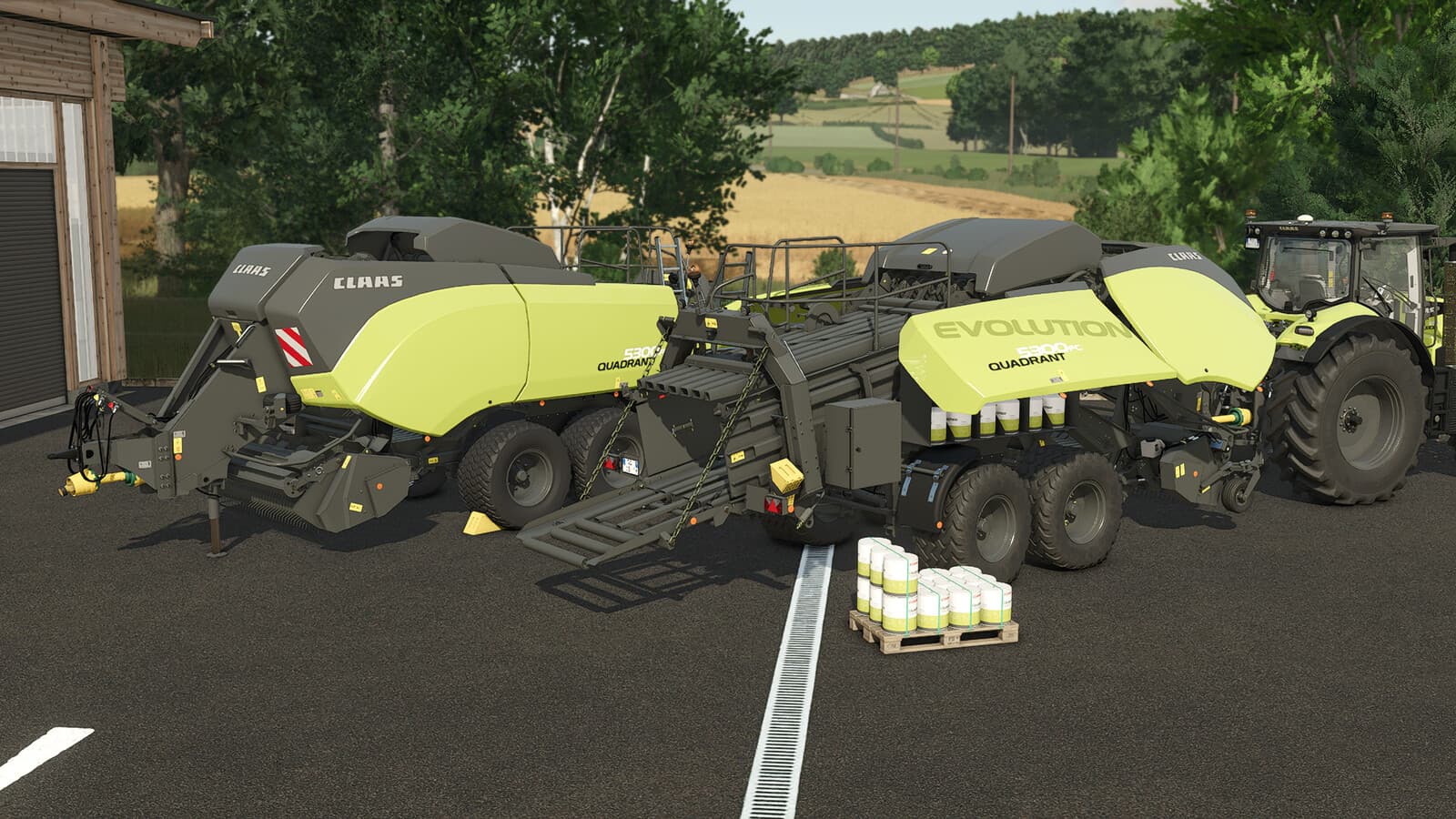CLAAS Quadrant 5300 FC Evolution