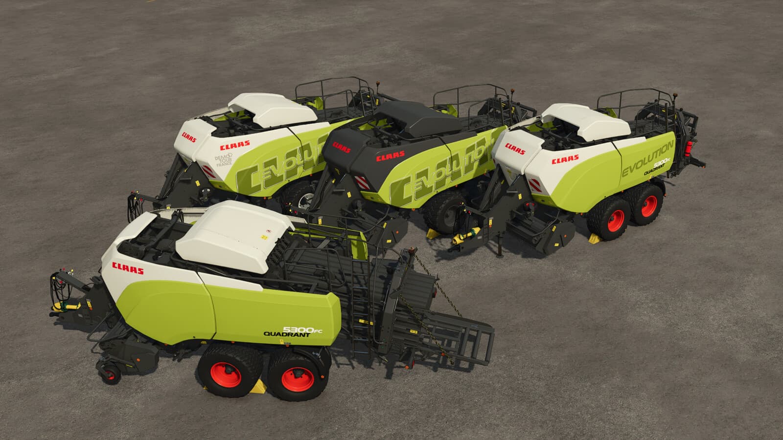 CLAAS Quadrant 5300 FC Evolution 3
