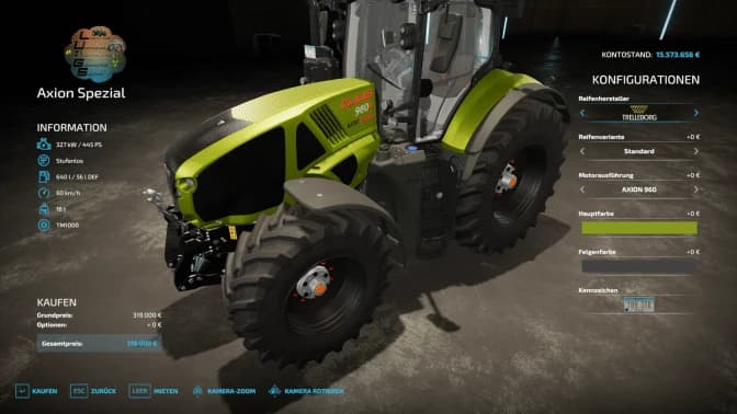 CLAAS AXION 960 SPEZIAL 3