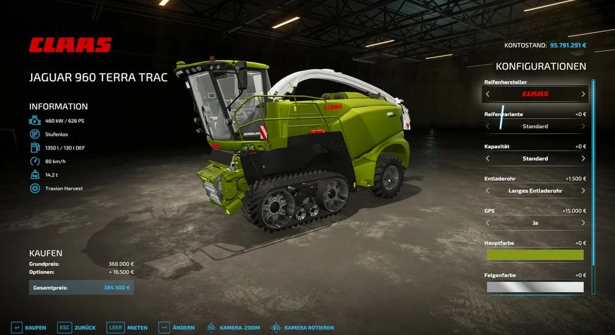 CLAAS JAGUAR 960 TERRATRAC 2