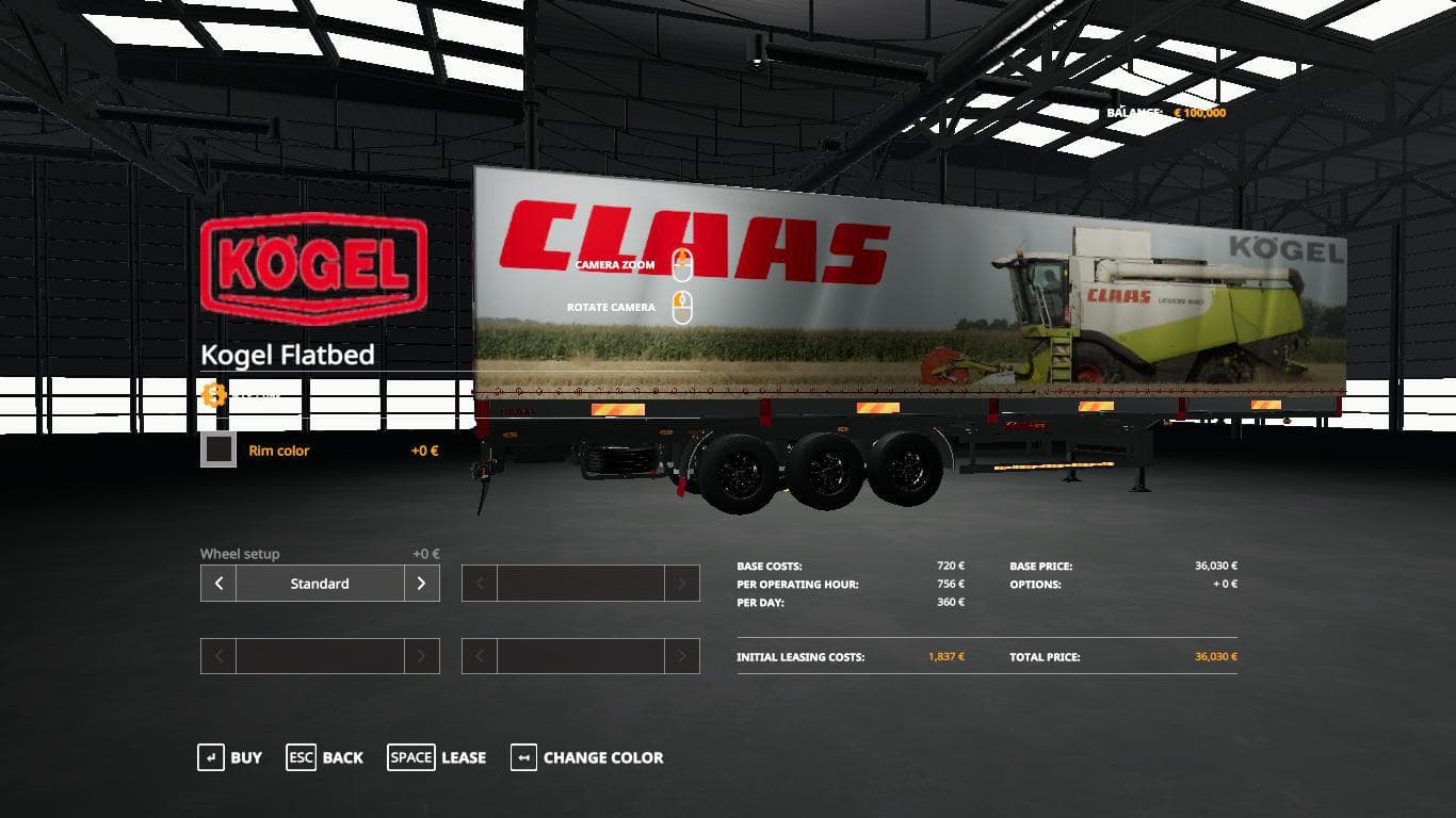 CLAAS KOGEL AUTOLOADER TRAILER 2