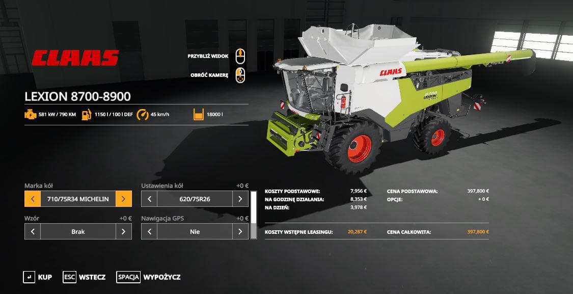 CLAAS LEXION 8700-8900 2