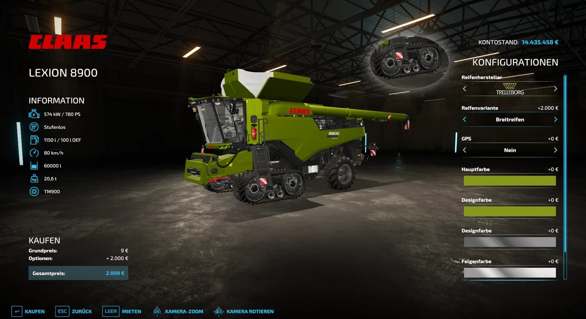 CLAAS LEXION 8900 & CASE IH DRAPER3162 2