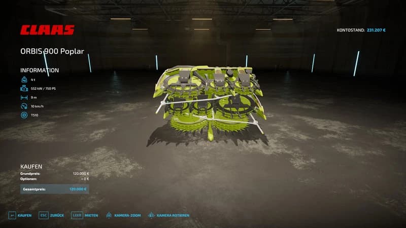 CLAAS ORBIS 900 WITH COLLOR CHOICE 2