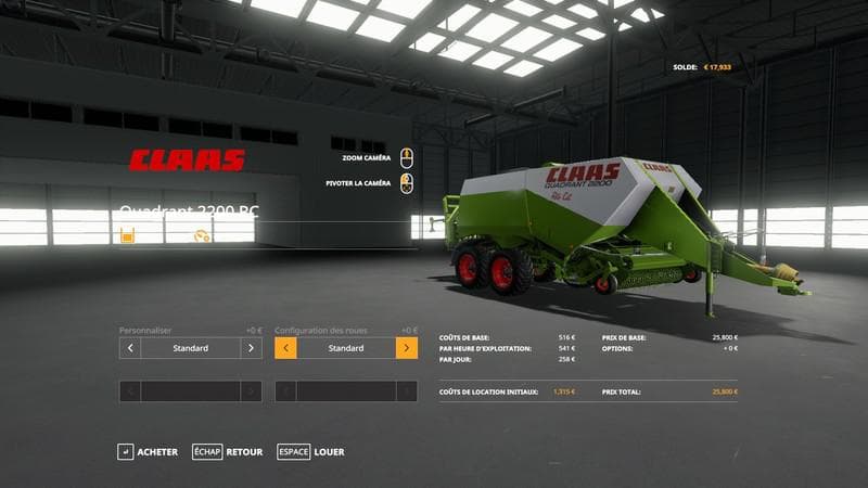 CLAAS QUADRANT 2200 RC 2