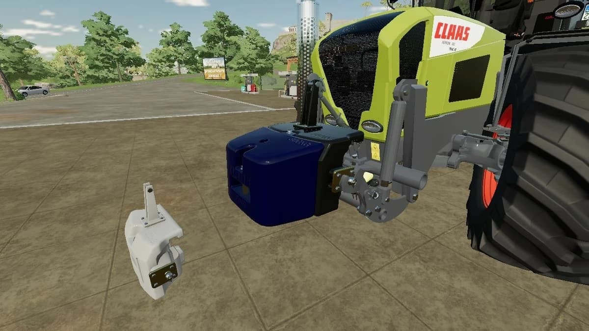 CLAAS W900/W600 + 600KG WEIGHT