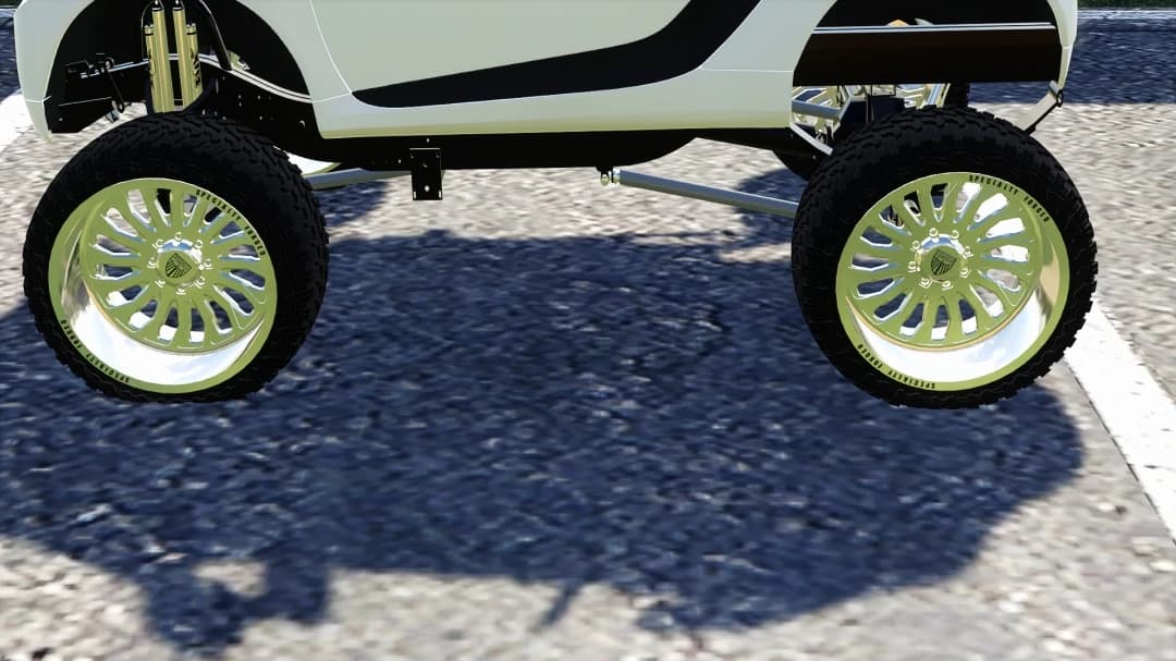 CLAPPED OUT LIFTED SMART CAR 3