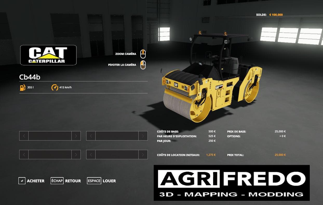 COMPACTOR CATERPILLAR CB44B