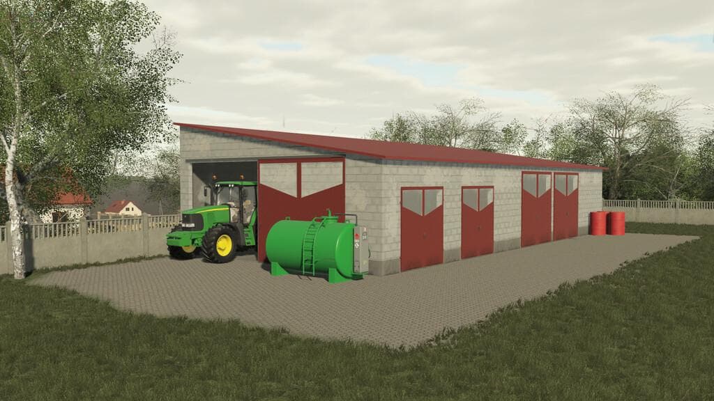 CONCRETE BLOCK GARAGE