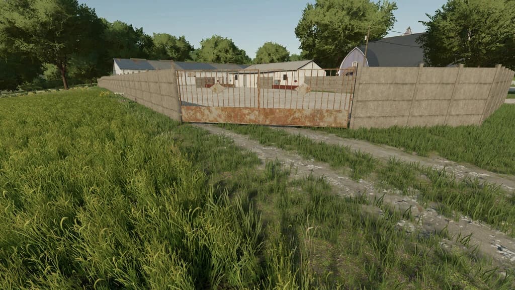CONCRETE FENCE AND GATES 3