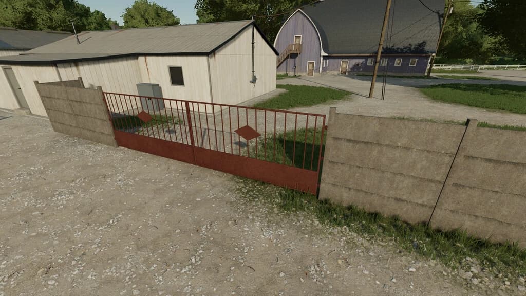 CONCRETE FENCE AND GATES 2