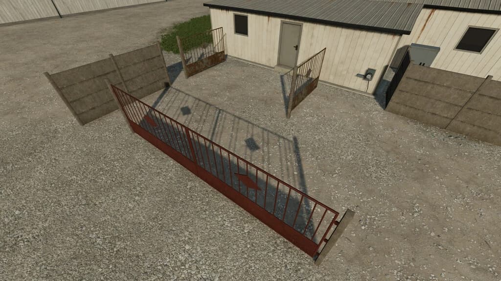 CONCRETE FENCE AND GATES