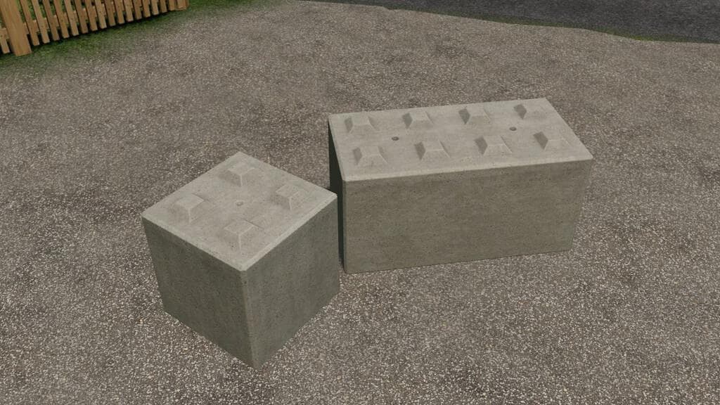 CONCRETE STONE BLOCKS STACKABLE (PREFAB) 2