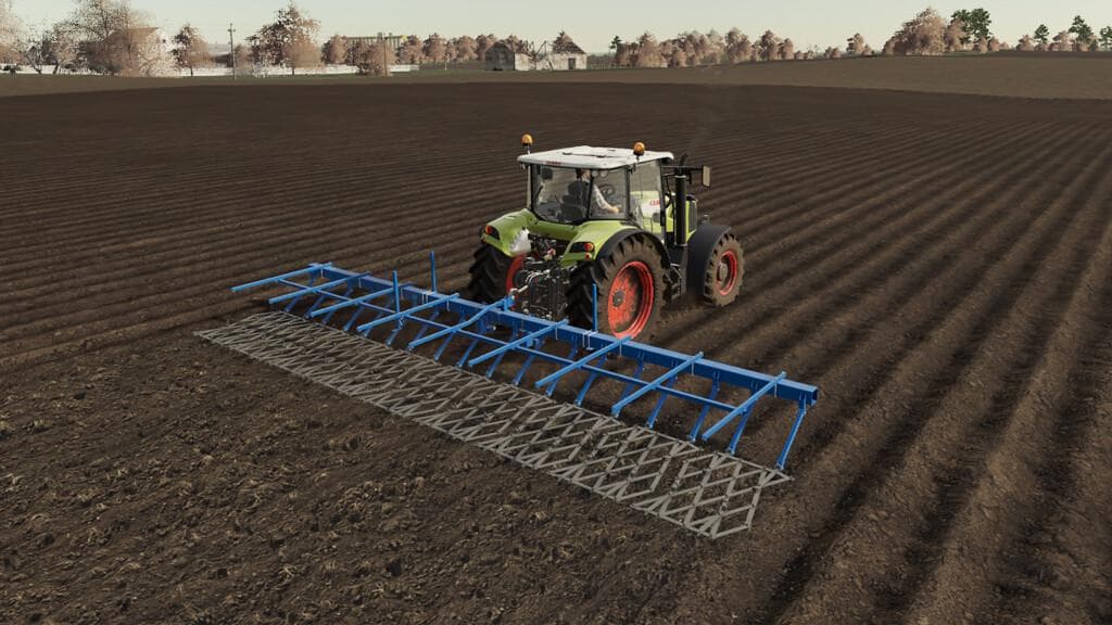 COUPLING OF TOOTHED HARROWS