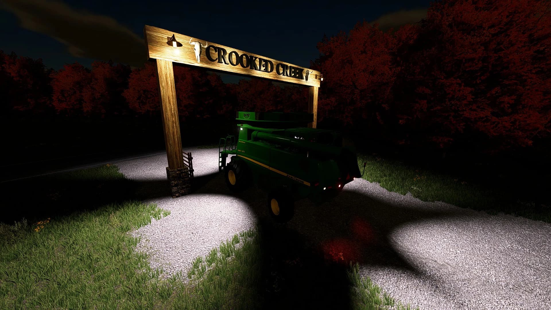 CROOKED CREEK LOG ENTRANCE 2