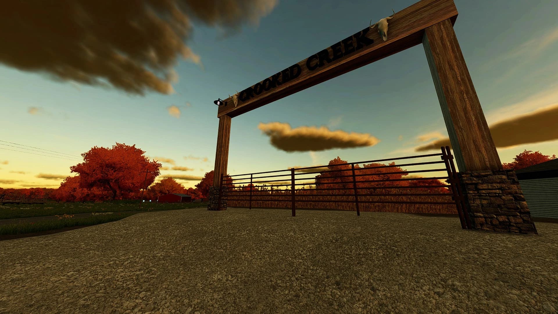 CROOKED CREEK LOG ENTRANCE