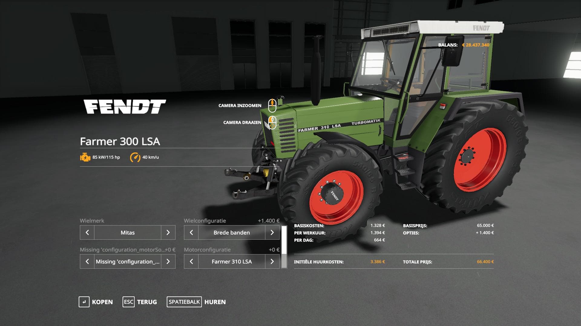 CSS FENDT 310 312 LSA 5