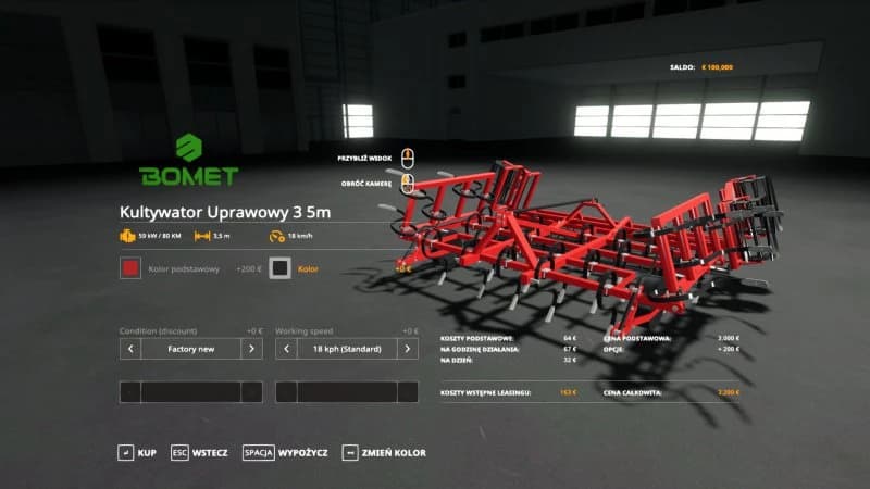 CULTIVATOR 3.5M 3