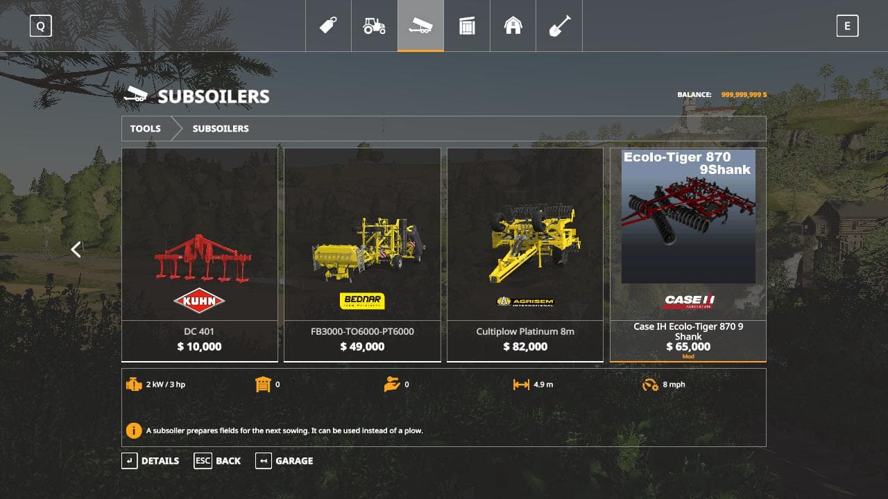 Case 870 ripper 20 meters 2
