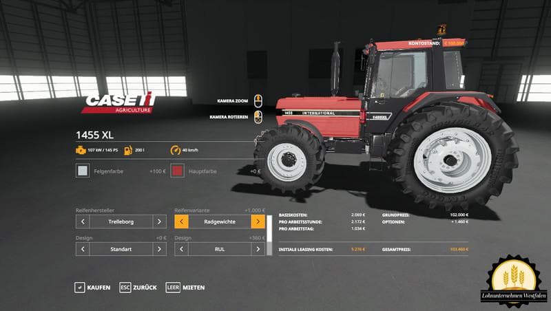 Case IH 1455 XL By Lohnunternehmen 2