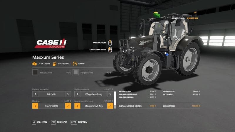 Case Maxxum CVX 4