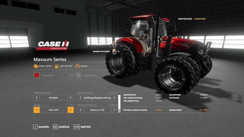 Case Maxxum CVX