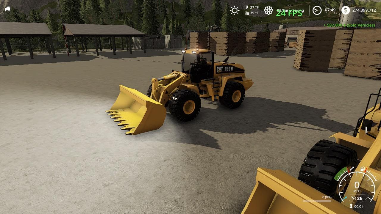 Cat front loader 3