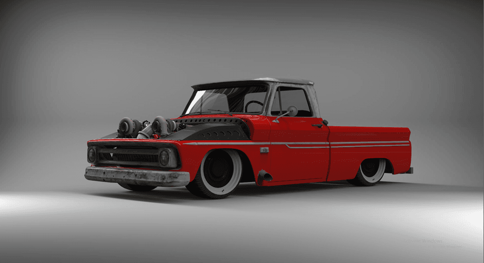 Chevy C10 Drag truck