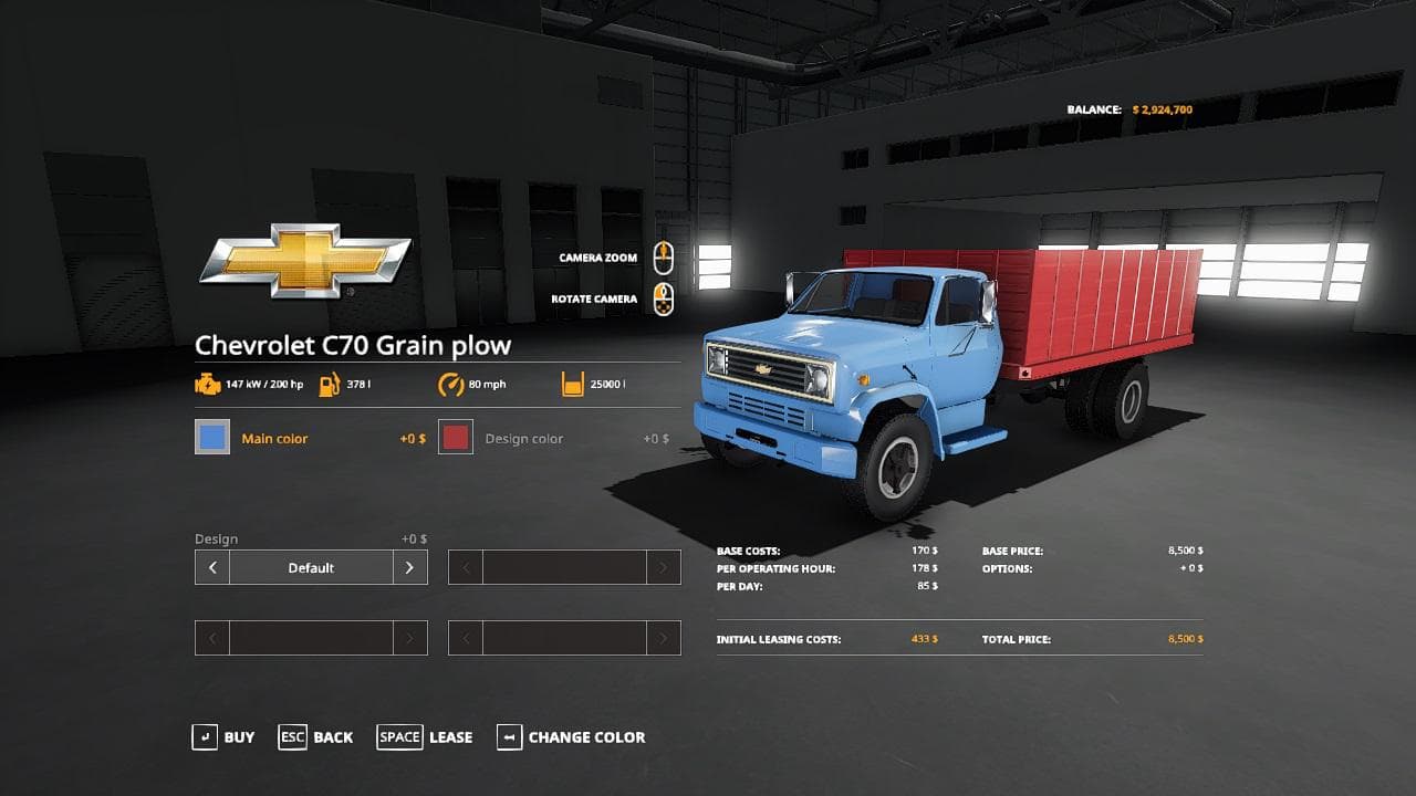 Chevy C70 grain plow truck 5