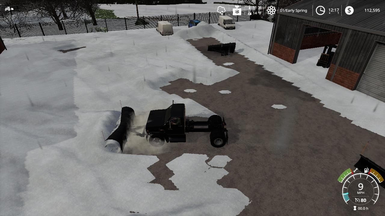Chevy C70 snow plow truck 3