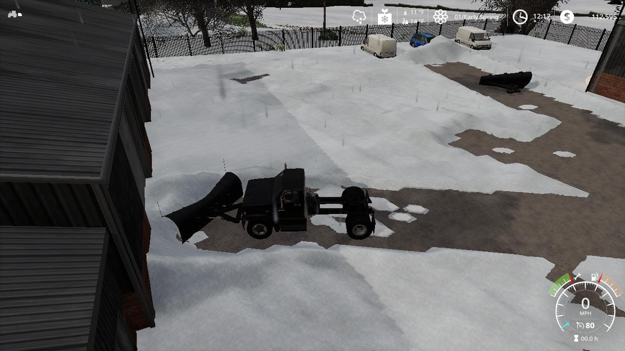 Chevy C70 snow plow truck 2
