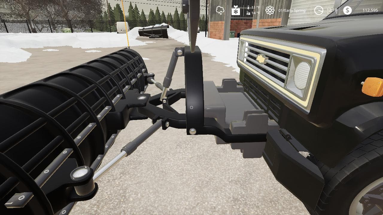 Chevy C70 snow plow truck
