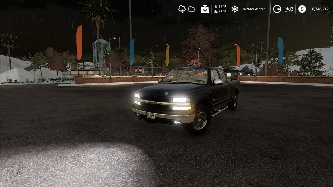 Chevy Silverado 1500 plow 3