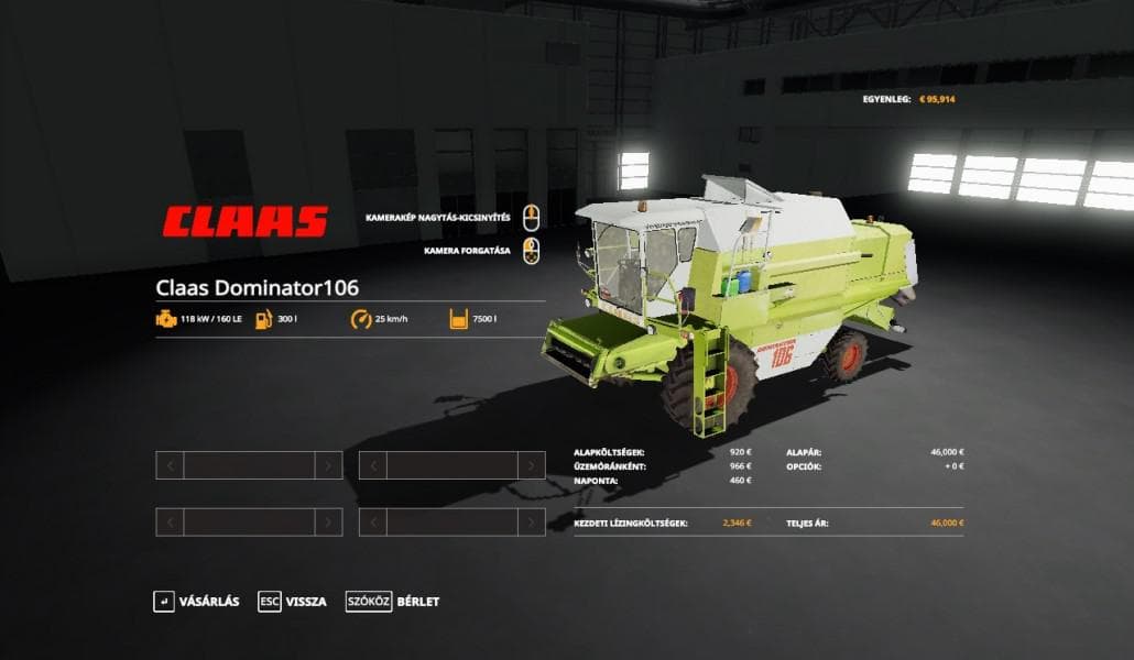 Claas Dominator 106