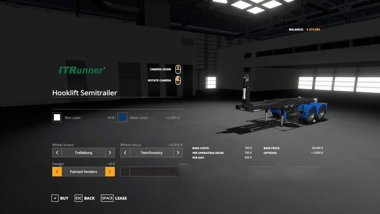 Cooklift Semi-Trailer mod 2
