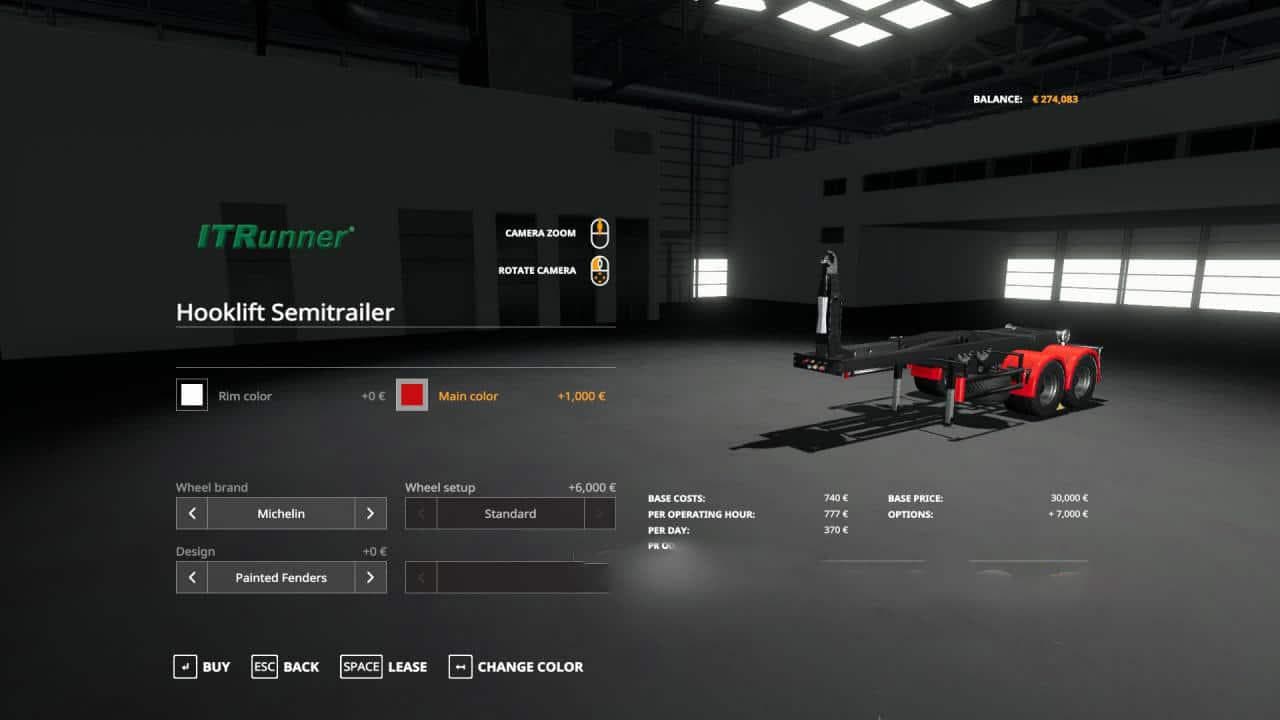 Cooklift Semi-Trailer mod
