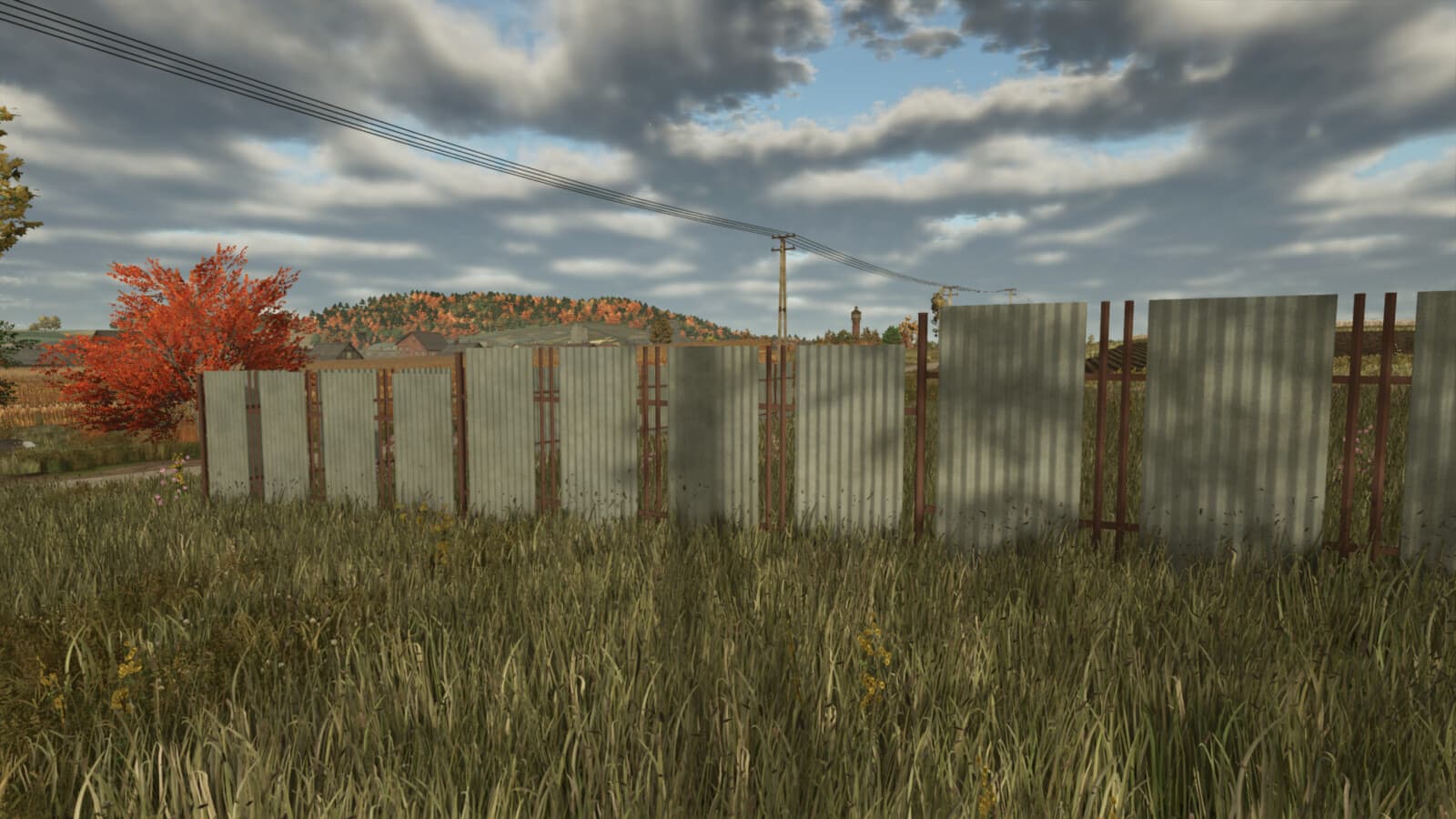 Corrugated Iron Fence